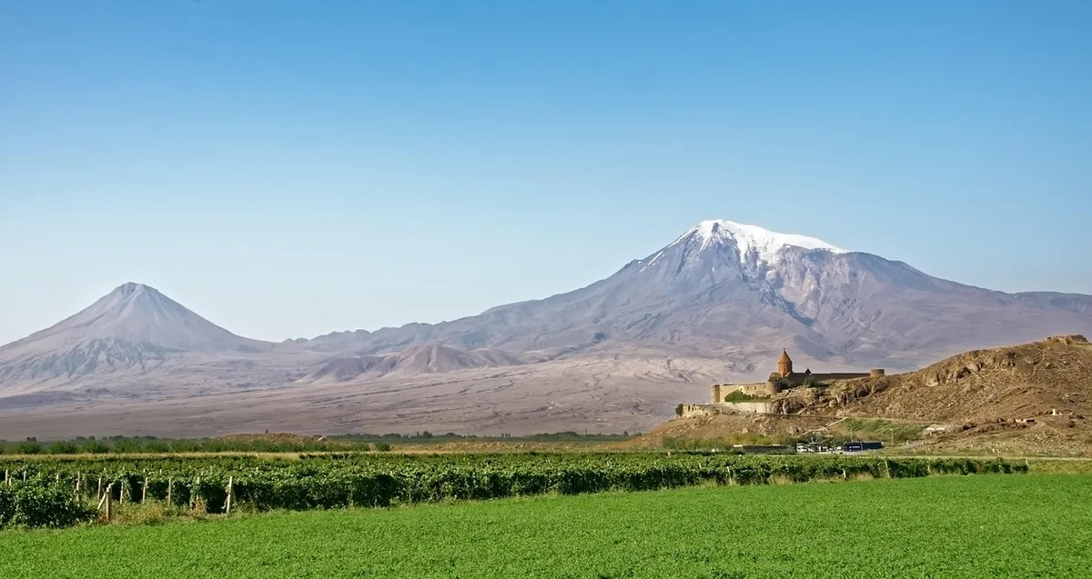 Khor Virap and Mount Ararat